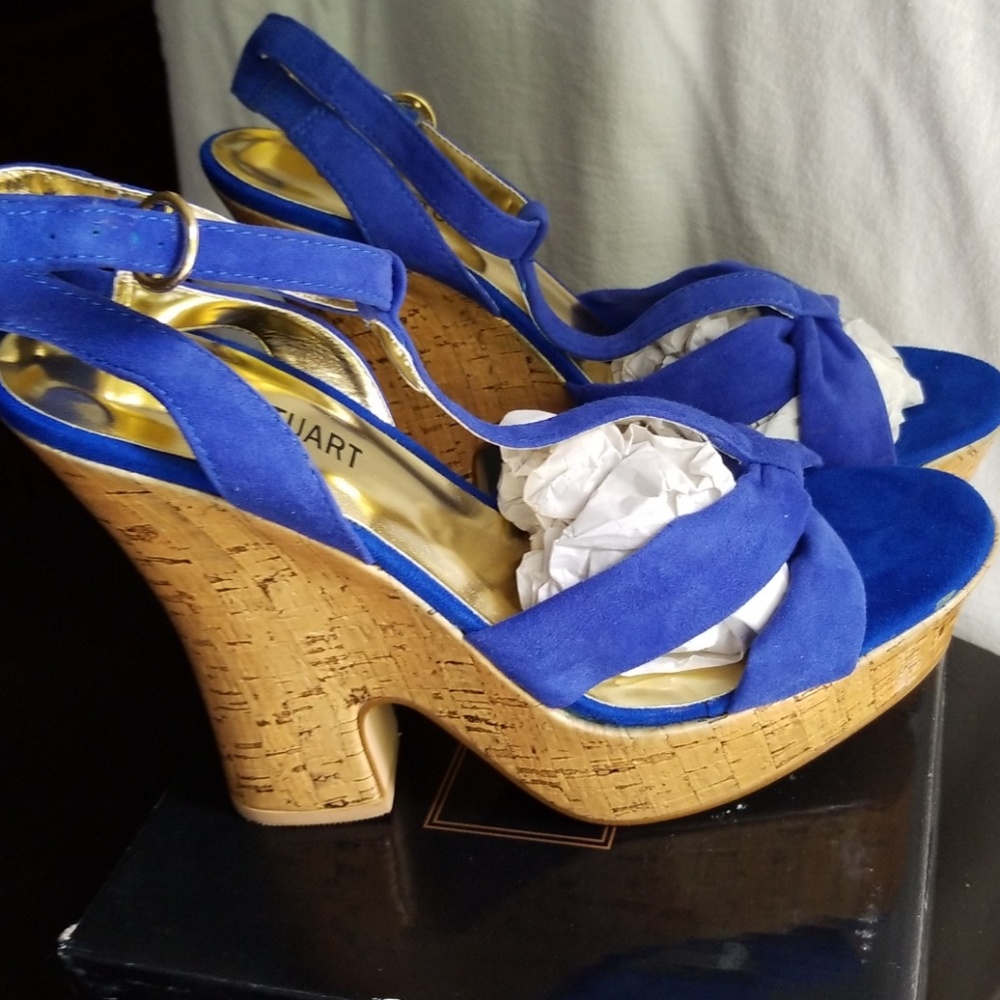 Colin Stuart suede sandals